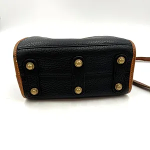 Vintage Dooney & Bourke All Weather Leather Black Crossbody Bag thumbnail 10