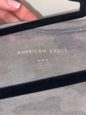 American Eagle Outfitters Camo V Neck T-shirt thumbnail 3