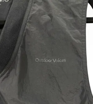 778 Outdoor Voices RecNylon V-Neck Vest Black Medium thumbnail 2
