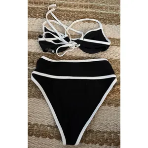 NEW Beach Riot Kori Top/ Carlotta Bikini Set Size Small thumbnail 7