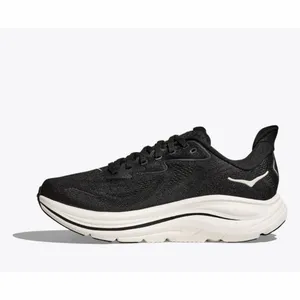 Hoka Clifton 10 running shoes black thumbnail 3