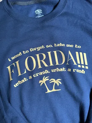 Florida!!! Sweatshirt Blue Size L thumbnail 2