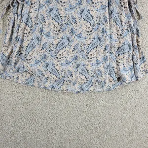 Don't Ask Why Tank Top Womens S Paisley Side Tied Closure Boat Neck Sleeveless‎ thumbnail 6