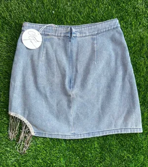 Cloud Ten Denim Mini Skirt  thumbnail 2