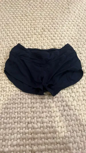Navy Lululemon Speed Up Shorts 2.5" thumbnail 3
