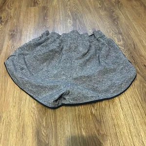 LULULEMON reversible black gray active athletic training shorts women's 6 thumbnail 7