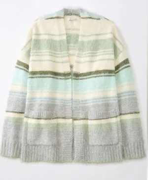 American Eagle Whoa So Cozy Waffle V- Neck knit cardigan; size XL; Like New! thumbnail 3