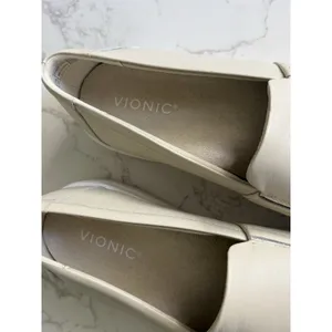 Vionic Carson Slip On Sneaker Womens 11 NWOT Cream Beige Leather Comfort Shoe thumbnail 6