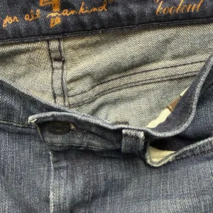 7 for all Mankind Bootcut Flared Jeans Women Size 26 Blue Distressed+Stretch thumbnail 7