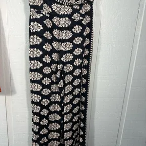 Omika Sinatra Pant Black and Tan Oversized Wide Legged Ankle Pants Size XL EU thumbnail 7