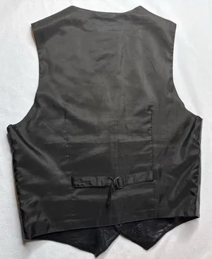 Wilson's Leather Leather button up vest thumbnail 3