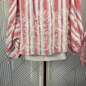 Misa Los Angeles Adeli Off the Shoulder Top‎ Stripe thumbnail 3
