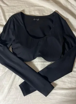 Aerie Long Sleeve Crop Top thumbnail 1