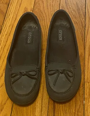 Crocs Women's Wrap Colorlite Ballet Flat Gray‎ Size 8 Slip Ons thumbnail 1