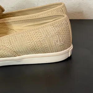 Ralph Lauren Womens Slip on Sneakers Size 7.5 RL Logo Preppy Nautical Minimalist thumbnail 5