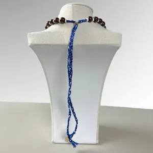 Free People Ariana Ost Easy Does It Pearl Cross Strand Necklace Bohemian Beach thumbnail 11