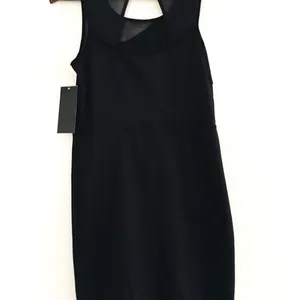 Tempted Apparel Mini Black Sheath Dress Size L thumbnail 4