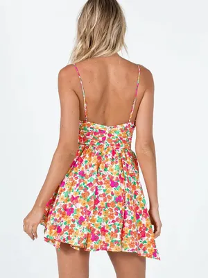 Princess Polly Barrett Mini Dress in Multi Floral thumbnail 5