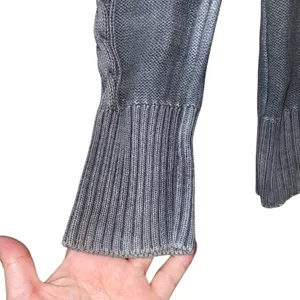 People Ombre Cable Knit Sweater Large (Fits Small) Blue Gray‎ thumbnail 3