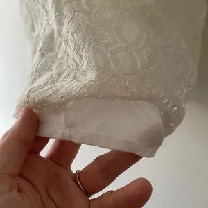 Hollister White Lace Floral‎ Halter Cami Top thumbnail 4