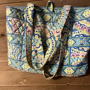 Vera Bradley Tote 14 x 10 lite blue women's handbag thumbnail 6