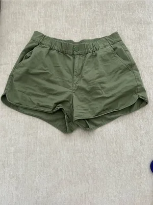 J. Crew Pull On Short in Lightweight Chino in Green Size Small thumbnail 4
