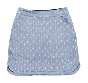 Peter Millar Women's Performance Alice Petal Hem Dominoes Sport Golf Skort sz S thumbnail 1
