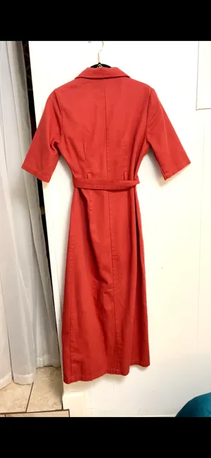 ASOS Denim Midi Dress thumbnail 5