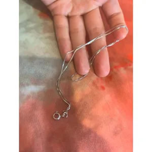 Necklace b304 18.5 inch chain 925 sterling silver thumbnail 4