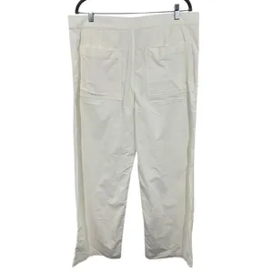 Madewell Size 29 Emmett Wide Leg Cream‎ Corduroy Pants High Rise Full Length NWT thumbnail 4
