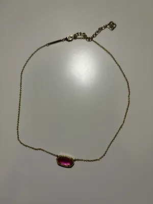 Kendra Scott Elisa Necklace pink thumbnail 2