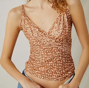 Free People Long Weekend Cami Boho Tank Top thumbnail 1
