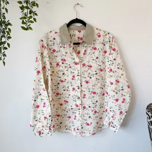 Vintage Floral Barn Coat Jacket Sz M thumbnail 2