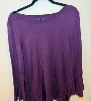 41 Hawthorn Plum Long Sleeve Tee Purple Size XL thumbnail 1