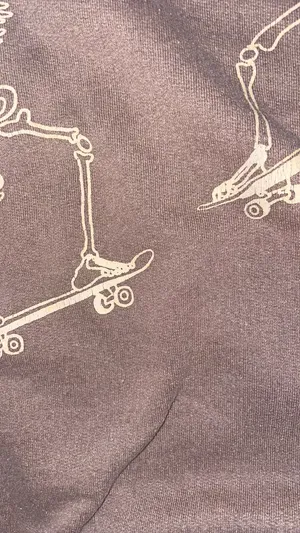 Urban Outfitters Project Social T Skateboard Skeletons Sweatshirt thumbnail 6