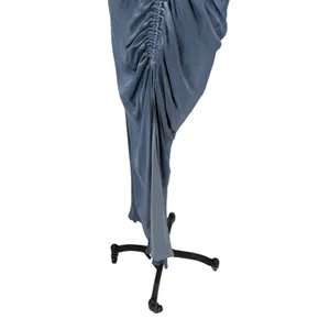 Shona Joy Lily Bias Ruched Midi Dress Blue Smoke Size‎ US 6 thumbnail 11