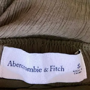 Abercrombie & Fitch Tan Wide Leg Elastic Waist Drawstring Casual Ankle Pants S thumbnail 4