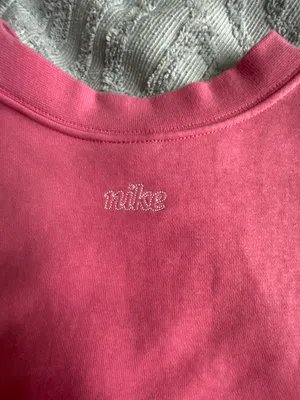Nike Pink Crew Neck Sweatshirt thumbnail 3