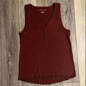 AE Soft Plush Henley Tank Top thumbnail 1