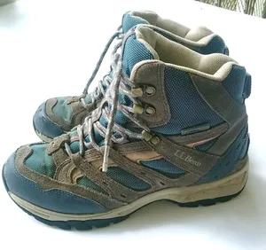 L.L. Bean 8 Wide Womens Hiking Boots Teal & Gray - Gorpcore thumbnail 1