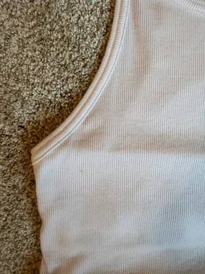 Aerie White Racerback Top thumbnail 8