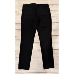 Banana Republic Sloan Dress Pants Womens Black Mid Rise Zip Fly Size 2 thumbnail 3