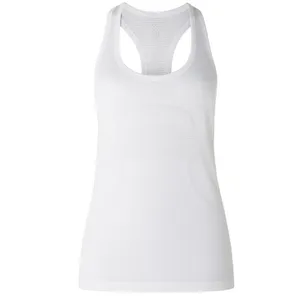 6 Swiftly Tech Racerback Tank Heathered White thumbnail 2