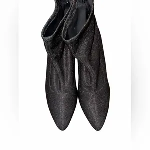 Jones New York Black Sparkle Stretch Ankle Bootie thumbnail 4