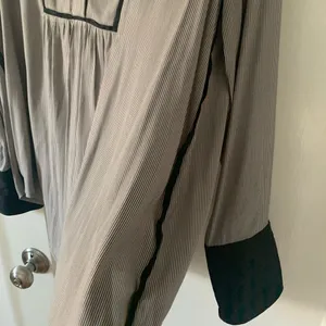 Free People Pebble Crepe Shirt Neutral thumbnail 5