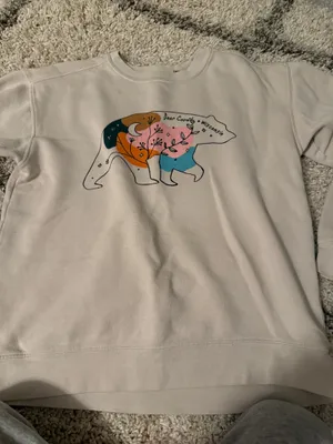 Tgt door county wi crew neck Tan thumbnail 1