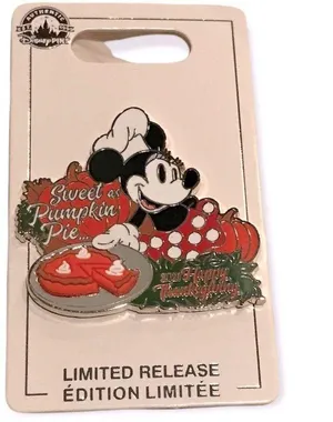 Thanksgiving Minnie Mouse pin Disney pins limited edition Walt Disney 2021 thumbnail 7