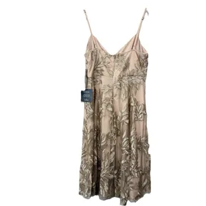 NWT Lulus Trinity Nude Gold Sequin‎ Sleeveless Midi DressSize LARGE thumbnail 7