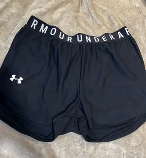 Under Armour Women's Black Athletic Shorts | Small thumbnail 1
