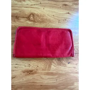 Rustic Red‎ Leather Studded Zip Around Continental Wallet Large Boho Festival thumbnail 2